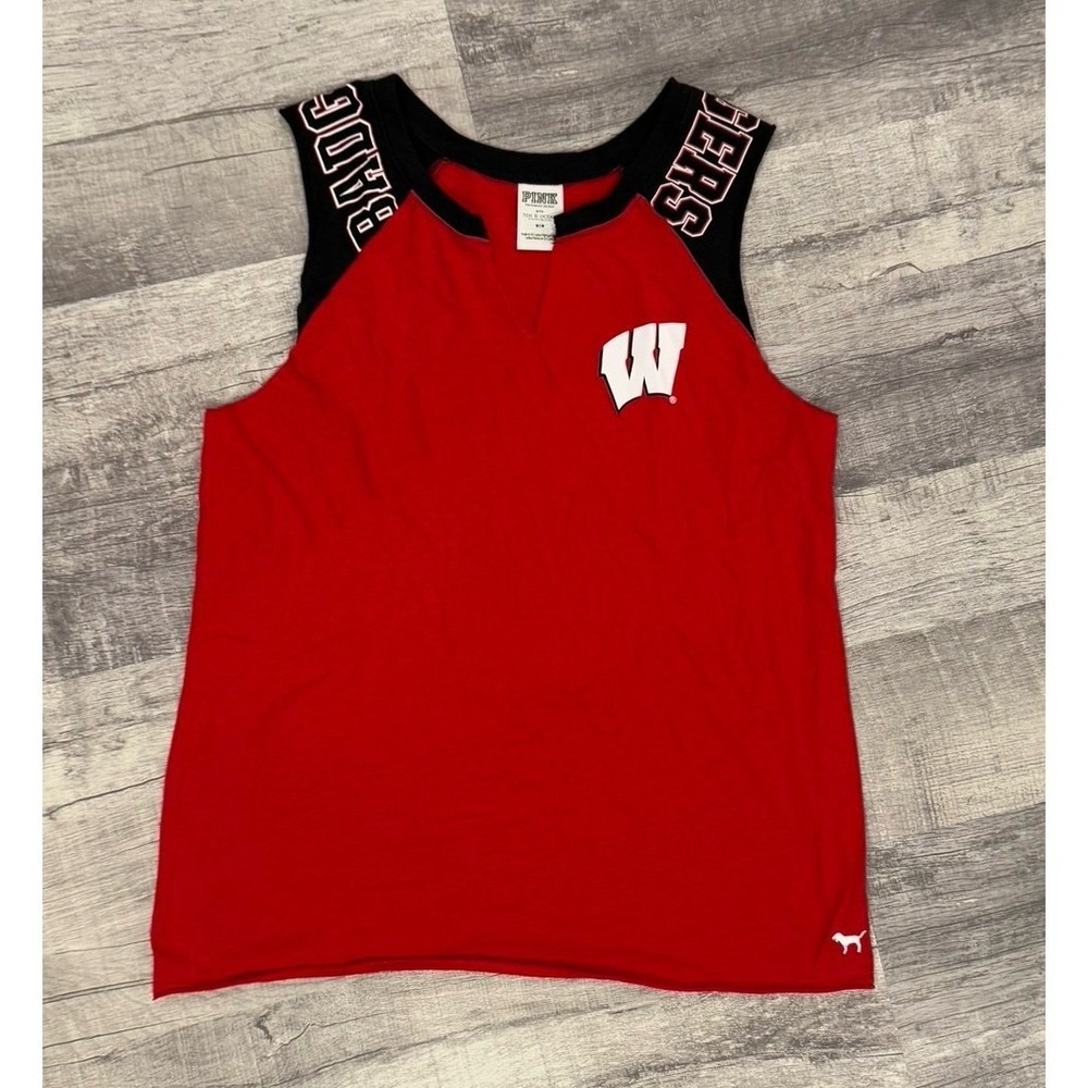 Victoria Secret Pink Size Medium UW Madison Badgers‎ Tank Top